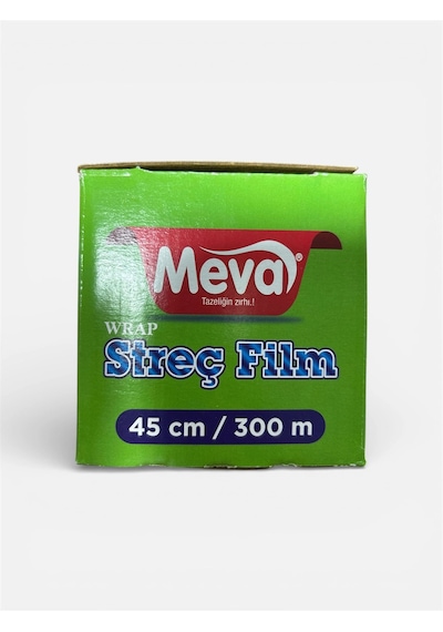 Meva Wrap Streç Kutulu 8 Mikron 45x300 Metre