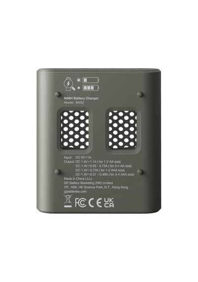Gp M452 Usb Hızlı Şarj Cihazı 4 Adet 2600 Aa Kalem Pilli Set