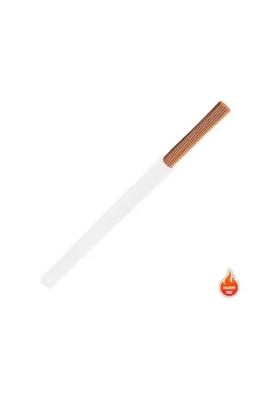 Kablo Yanmaz 0,50 Mm Çok Telli Tek Damarlı Beyaz 5 Metre Top