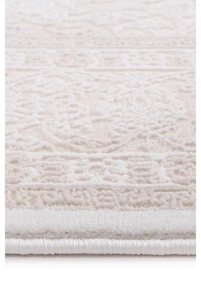 Badelya Home Krem 7135 Modern Doğal Taban Saçaklı Salon Koridor Mutfak Çocuk Oturma Odası Halı Yolluk 7135-krem