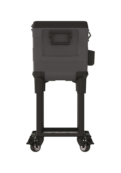 Icepeak Patio 70 Tekerlekli Raflı Buzluk 65.8 Litre Siyah