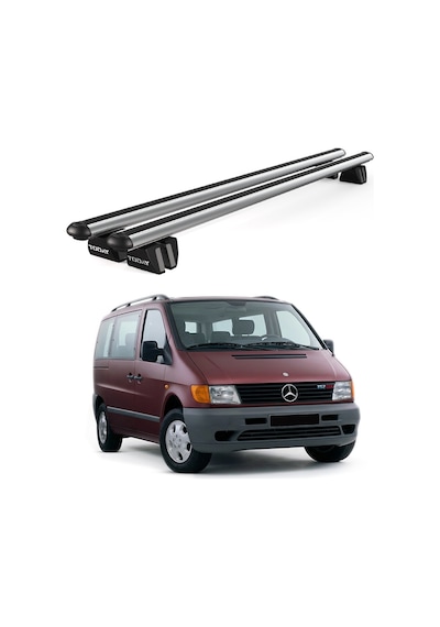 Pençe Mercedes-benz Vito Ara Atkı 1996-2004 Uyumlu Gri Ara Atkı 135cm Port Bagaj Tavan Barı