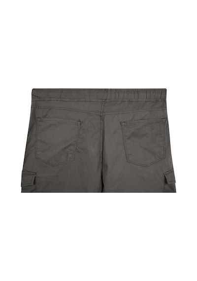 Kargo Cepli Büyük Beden Likralı Jogger Pantolon Toprak