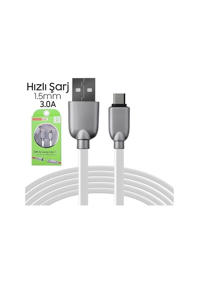 Ally Usb Type-C Zinc Alloy Dayanıklı 3.0A 1.5Mm Usb Kablo (213768116)