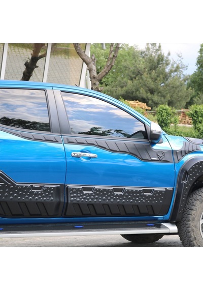 Mitsubishi L200 2019- Yarasa Yan Kapı Kaplama