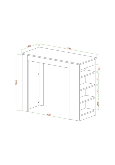 Sedef Bar Masası , Mutfak Masası , Yemek Masası , Ada Masa Traverten Bej