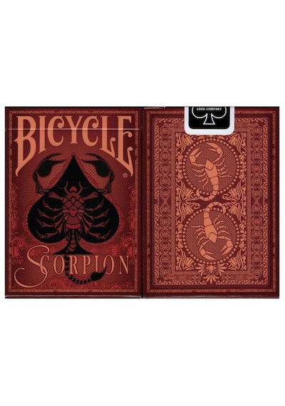 Bicycle Scorpion Oyun Kağıdı Kartı İskambil Kartları Destesi Red