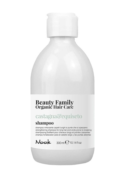 Nook Beauty Family Uzun Zayıf Saçlara Kestane Atkuyruğu Özlü Güçlendirici Kırılma Karşıtı Şampuan 300ml