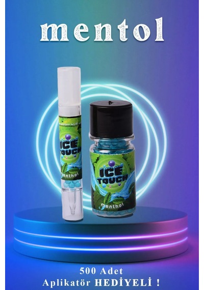 İce Touch Mentol Aroması Mavi 500'li + Aplikatör