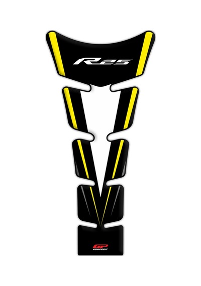 Gp Kompozit Yamaha R25 2015-2018 Uyumlu Tank Pad Seti Sarı