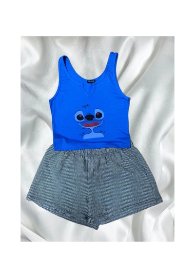 Pazarız Pembecin Şortlu Pijama Takımı Babydol İp Askılı Yazlık Pamuklu Kolsuz Mavi Gri Ayıcık Mavi Pazarız Pembecin Şortlu Pijama Takımı Babydol İp Askılı Yazlık Pamuklu Kolsuz Mavi Gri Ayıcık Mavi