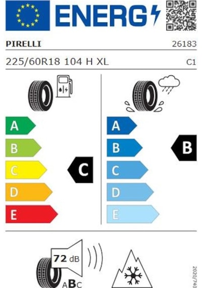Pirelli 225/60R18 104H XL R-F Winter Sottozero 3 Kış Lastiği 2024