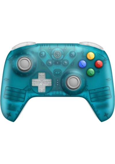 8bitdo Ultimate 2 Kablosuz Oyun Kolu Windows, Android, Apple Uyumlu Hall Effect 2.4g Controller Şeffaf Mavi Clear Blue