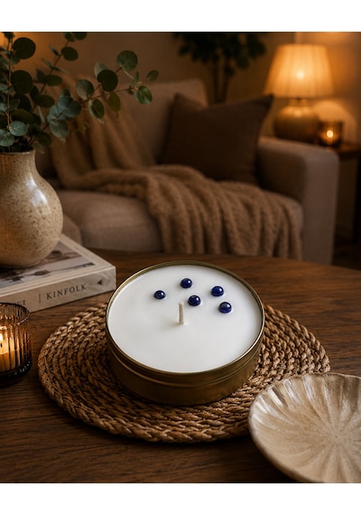 Doğal Taş Temalı 3 Lü El Yapımı Aromatik Mum Seti Nazar, Huzur, Ruhsal Denge Ve Bereket Gold Teneke Hediyelik Mum 001 - Beyaz Doğal Taş Temalı 3 Lü El Yapımı Aromatik Mum Seti Nazar, Huzur, Ruhsal Denge Ve Bereket Gold Teneke Hediyelik Mum 001 - Beyaz