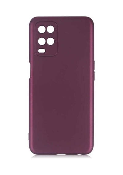 Oppo A54 4g Kılıf Zore Premier Silikon Kapak Mürdüm