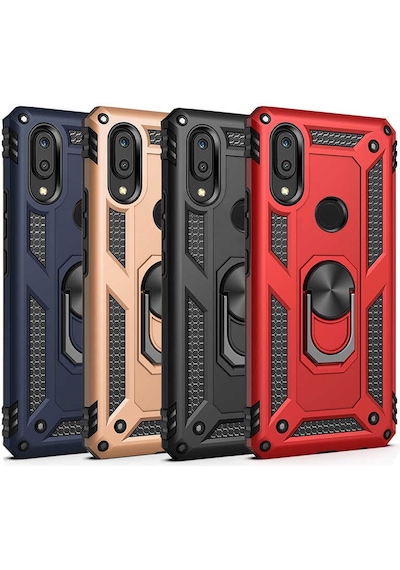 Samsung Uyumlu Galaxy A30 Kılıf Zore Vega Kapak Rose Gold