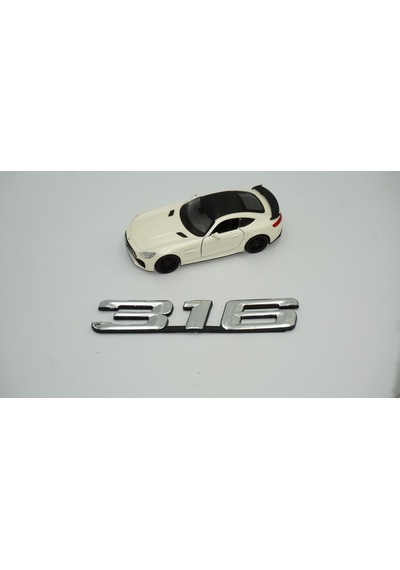 Bmw 316 Bagaj Krom Abs 3M 3D Yazı Logo