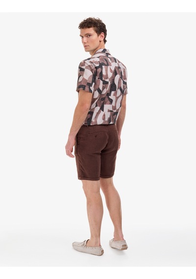 Pierre Cardin Erkek Koyu Kahverengi Şort / Bermuda 50321827-vr084