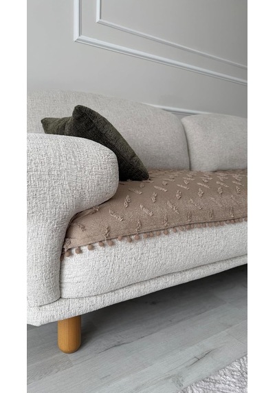 Hisar Home Bohem Ponponlu Koltuk Örtüsü 90 X 200 Diğer