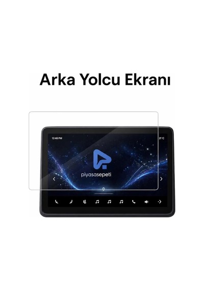 Tesla Model Y Juniper İçin Mat Nano Multimedya Ve Arka Yolcu Ekranı Uyumlu 9h Mat Nano Ekran Koruyucu