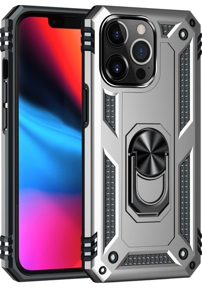 Apple Uyumlu iPhone 13 Pro Kilif Yüzüklü Zirh Tank Vega 511151122
