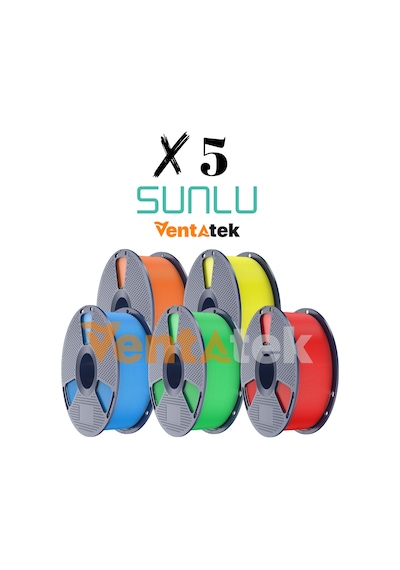 Sunlu Pla Filament 1.75mm 5 Kg Kampanyalı Paket 5 Kg