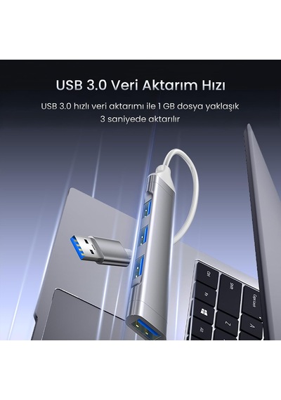 Usb 3.0 4 Port 3 Usb 2.0 Ve 1 Usb 3.0 Çoklayıcı Hub