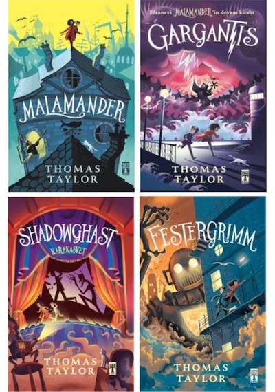 Malamander Serisi 4 Kitap Set / Gargantis - Shadowghast - Festergrimm