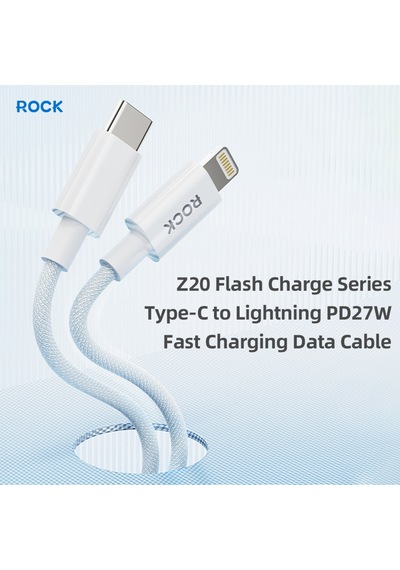 Z20 Pd 27w 1 Metre Type-c To Lightning Hızlı Şarj Ve Data Kablosu Beyaz