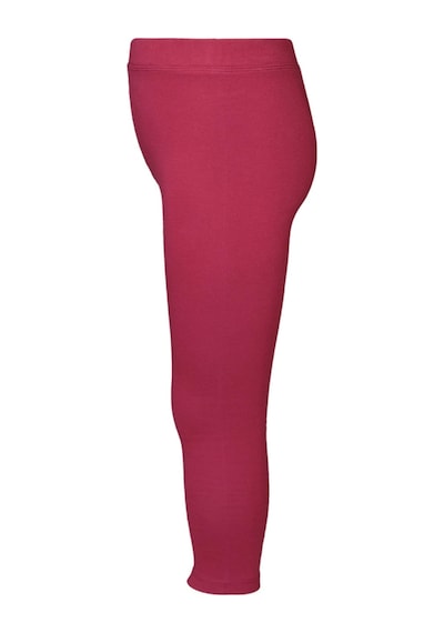 Lovetti Bordo Kız Çocuk Kışlık Tam Boy Düz Basıc Tayt Bordo
