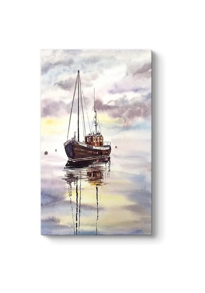 Balıkçı Teknesi Tablosu 60 X 100