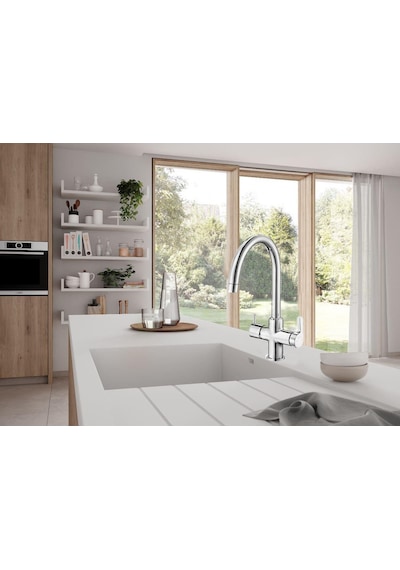 Eca Icon 102118138H Arıtmalı Çift Akışlı Eviye Mutfak Bataryası