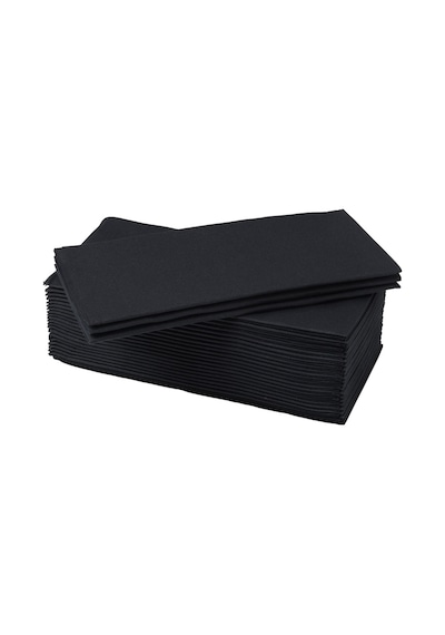 Ikea Mottaga Peçete Siyah 38 x 38 CM