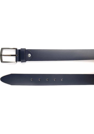 Bambi Lacivert Leather Erkek Kemer U08657016003 Lacivert