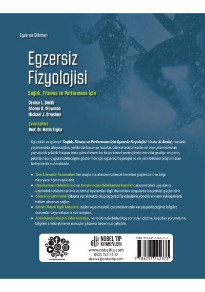 Egzersiz Fizyolojisi Sağlık, Fitness Ve Performans