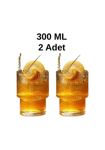 2 Adet 300 Ml Origami Stil Isıya Dayanıklı Su Meşrubat Kahve Cam Bardak Mıt1199 çok renkli