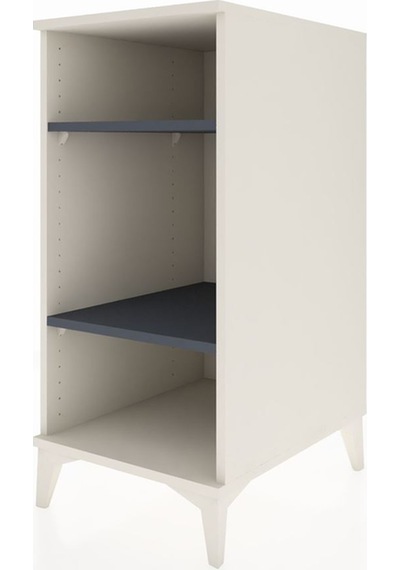 Kronos Komodin 2 Raflı 44x59x96 Aytaşı-antrasit Aytaşı