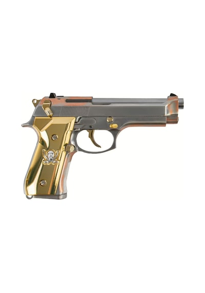We M92f ''calico Jack'' Full Metal Silver Gold Gbb Airsoft Tabanca Altın