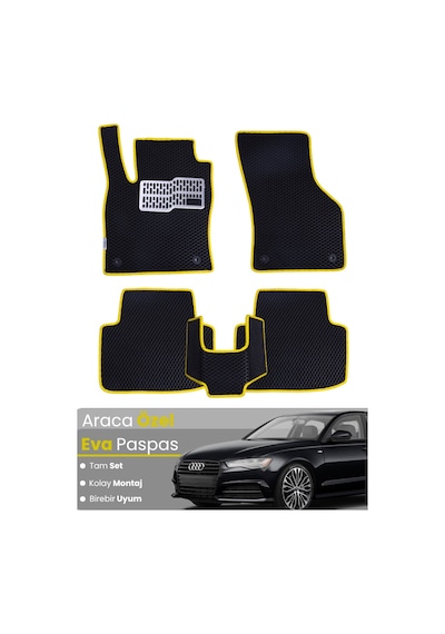 Audi A6 2012-2018 Uyumlu Eva Paspas Tam Set Araca Özel,su Geçirmez,hızlı Ve Kolay Montaj 416