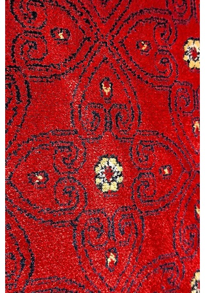 Afgan Halısı Bilicik Etnik Khall Otantik Desen Viskon Kırmızı Halı Bc02 Bordo