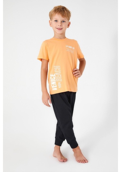 Roly Poly 3041 Venice Beach Erkek Çocuk Kısa Kol Pijama Takım 001