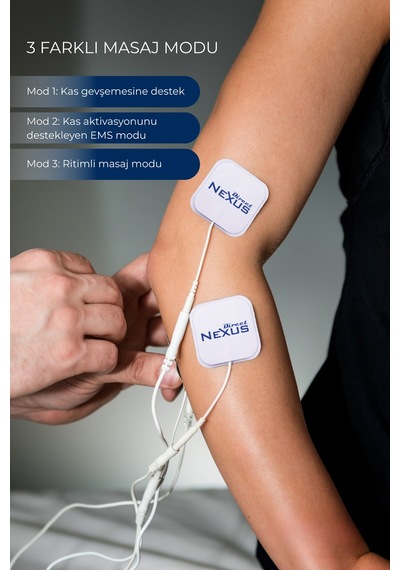 Direct Nexus TENS ve EMS Masaj Cihazı | Giderici & Rahatlatıcı Stimülatör