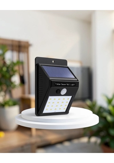 Güneş Enerjili Dış Mekan Lambası 180 Led Pır Hareket Sensörlü - 498