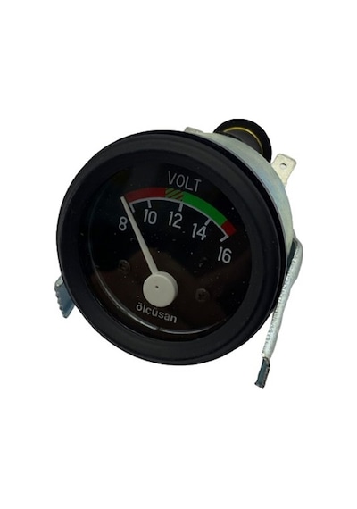 Ölçüsan 8V-16V Voltmetre 52 Mm
