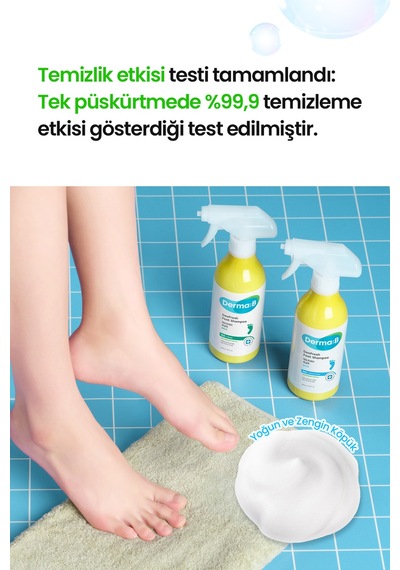 Kötü Koku Karşıtı, Nemlendirici Ve Serinletici Ayak Şampuanı Derma:b Deofresh Foot Shampoo Lime