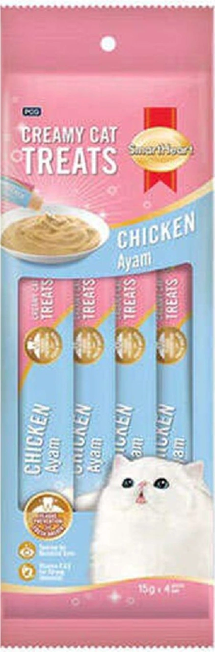 Smart Heart Tavuklu Krema Kedi Ödülü 4x15 Gr