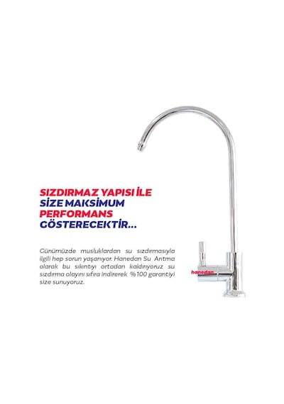 Facuet 304 Paslanmaz Çelik Su Arıtma Cihazları İçin Musluk Standart Gümüş