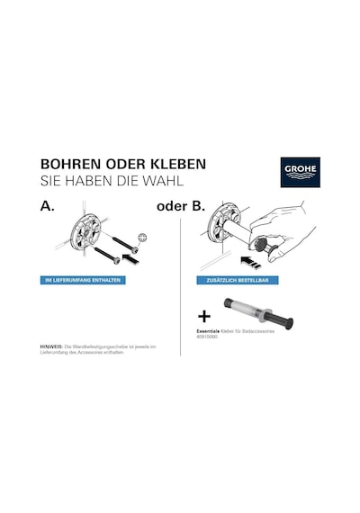 Grohe Yuvarlak Havluluk Baucosmopolitan Krom - 40460001 Diğer
