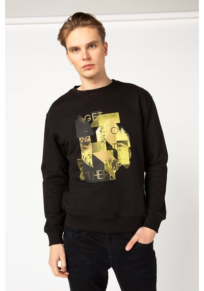 Vigoss Erkek Sweatshırt 62141-30034 SIYAH
