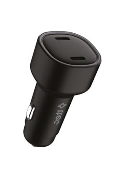 Usb-c+usb-c Siyah Araç Hızlı Şarj Aleti, 60w Güç